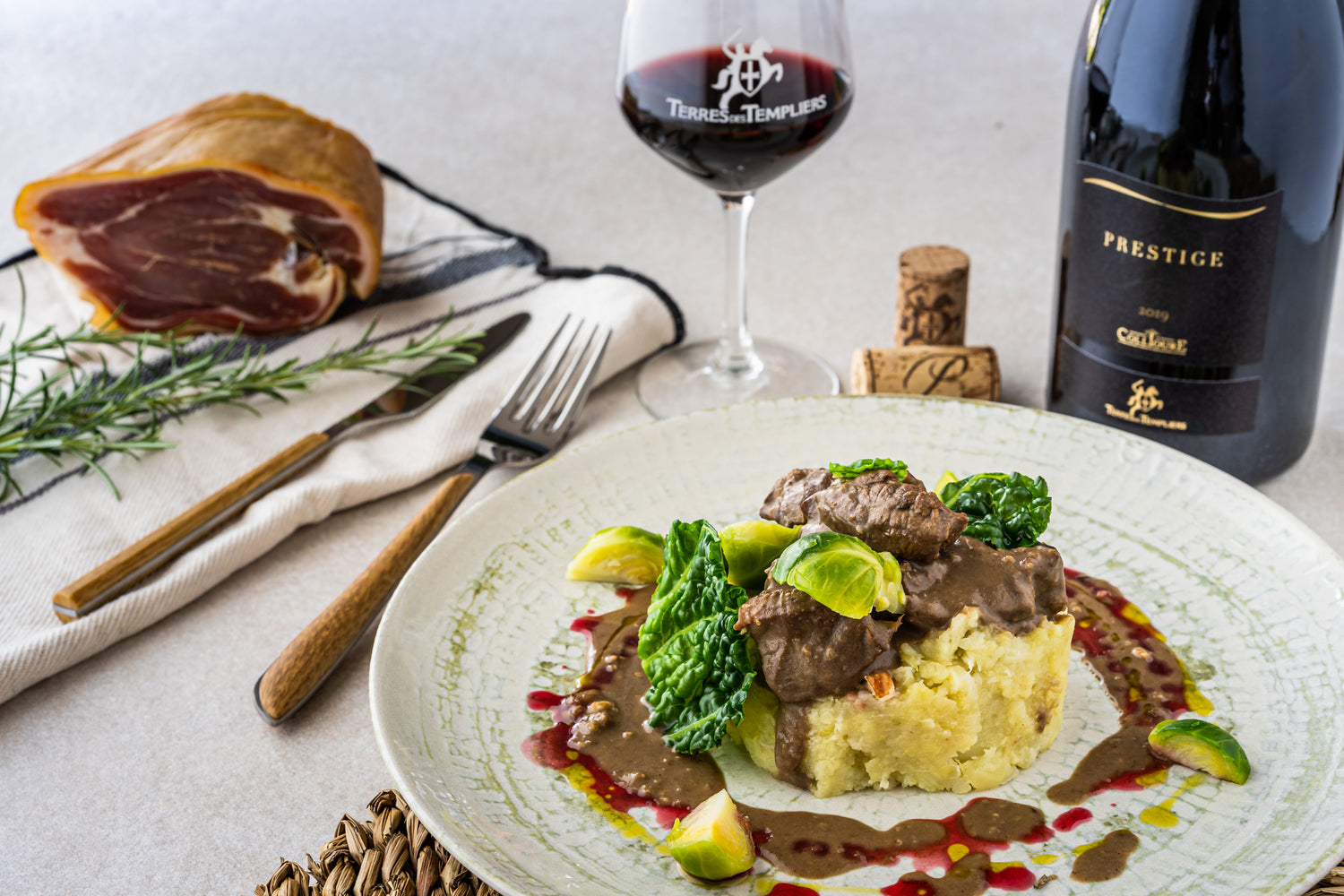 Épaule d'agneau à la catalane & trinxat de Cerdagne