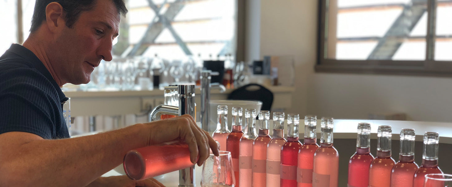 La Cave au fil de l'année : Assemblage de nos Rosés 2023