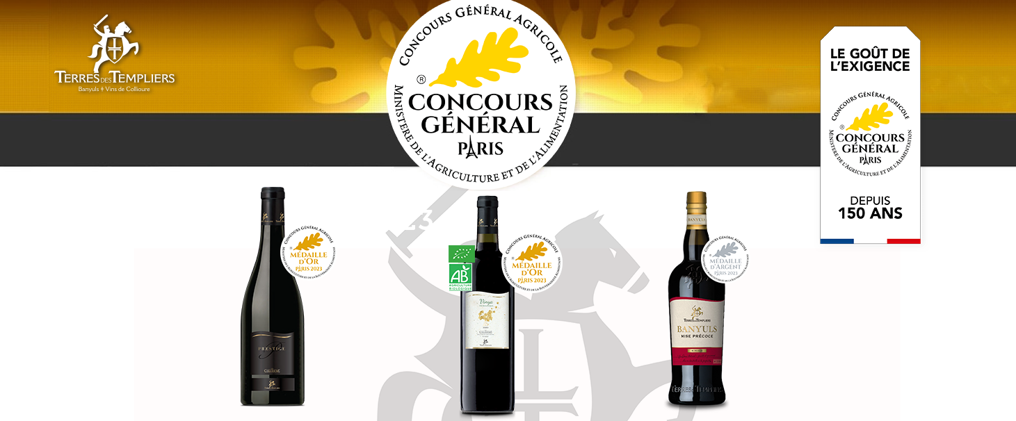 Palmarès Concours Général Agricole des Vins 2023