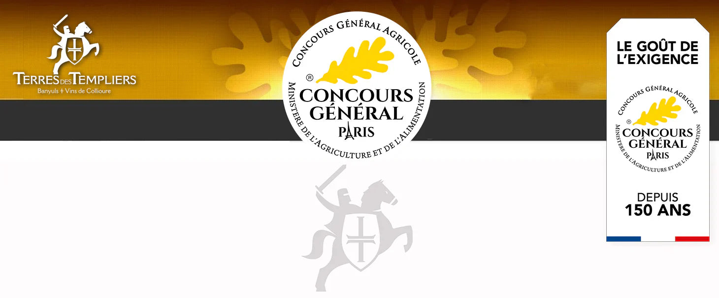 Concours Général Agricole 2025 : 2 médailles d’Or pour Terres des Templiers !