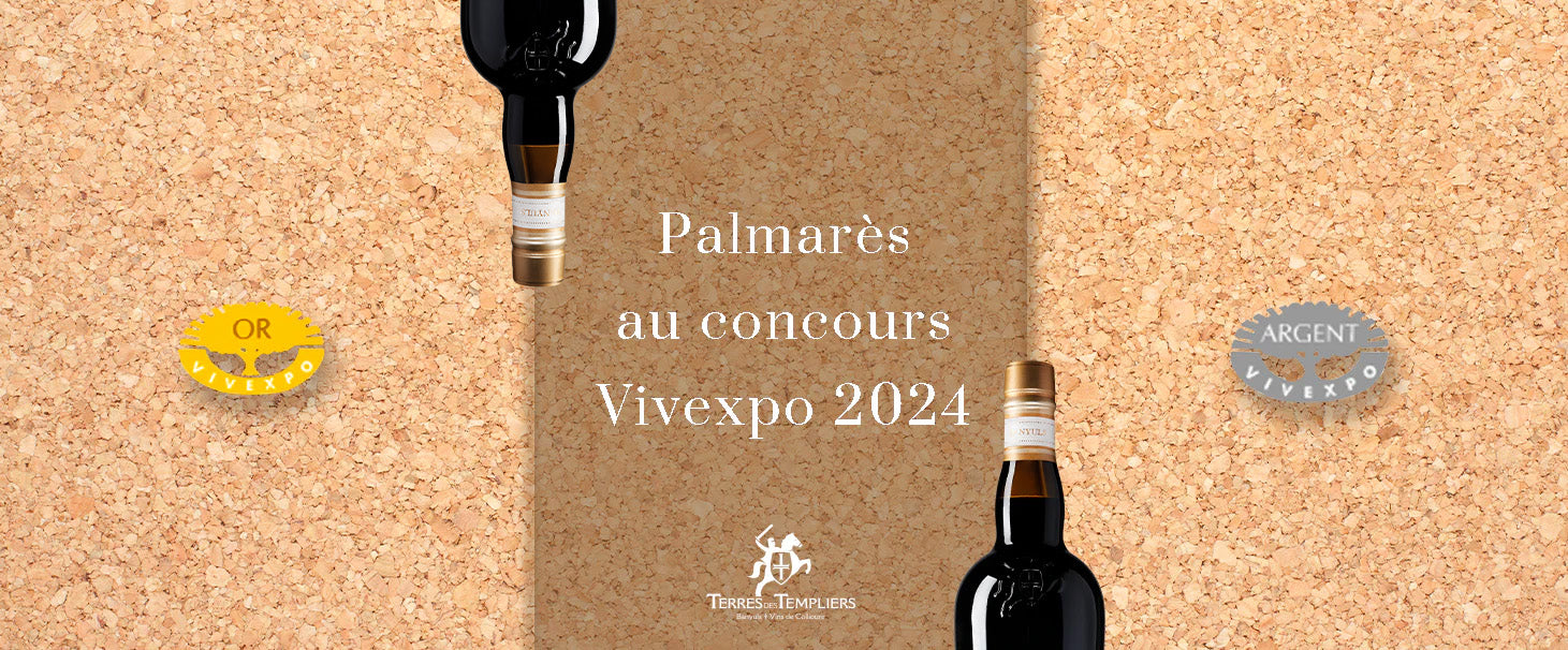 Terres des Templiers triplement récompensés lors du concours Vivexpo 2024