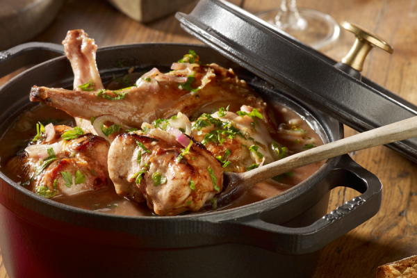 Lapin sauté à la livèche