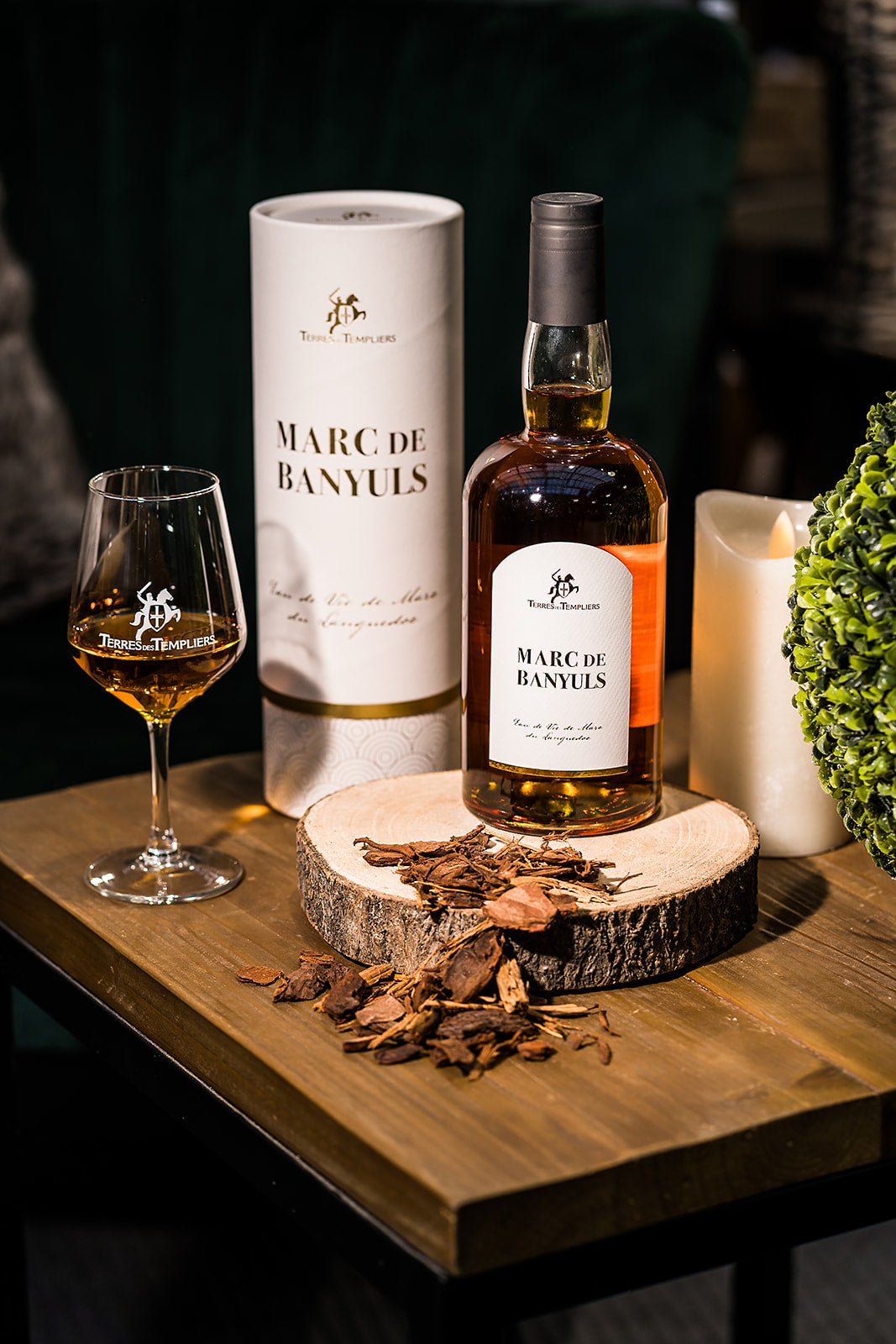 Coffret Eau-de-Vie de Marc du Languedoc Marc de Banyuls - 1 bouteille
