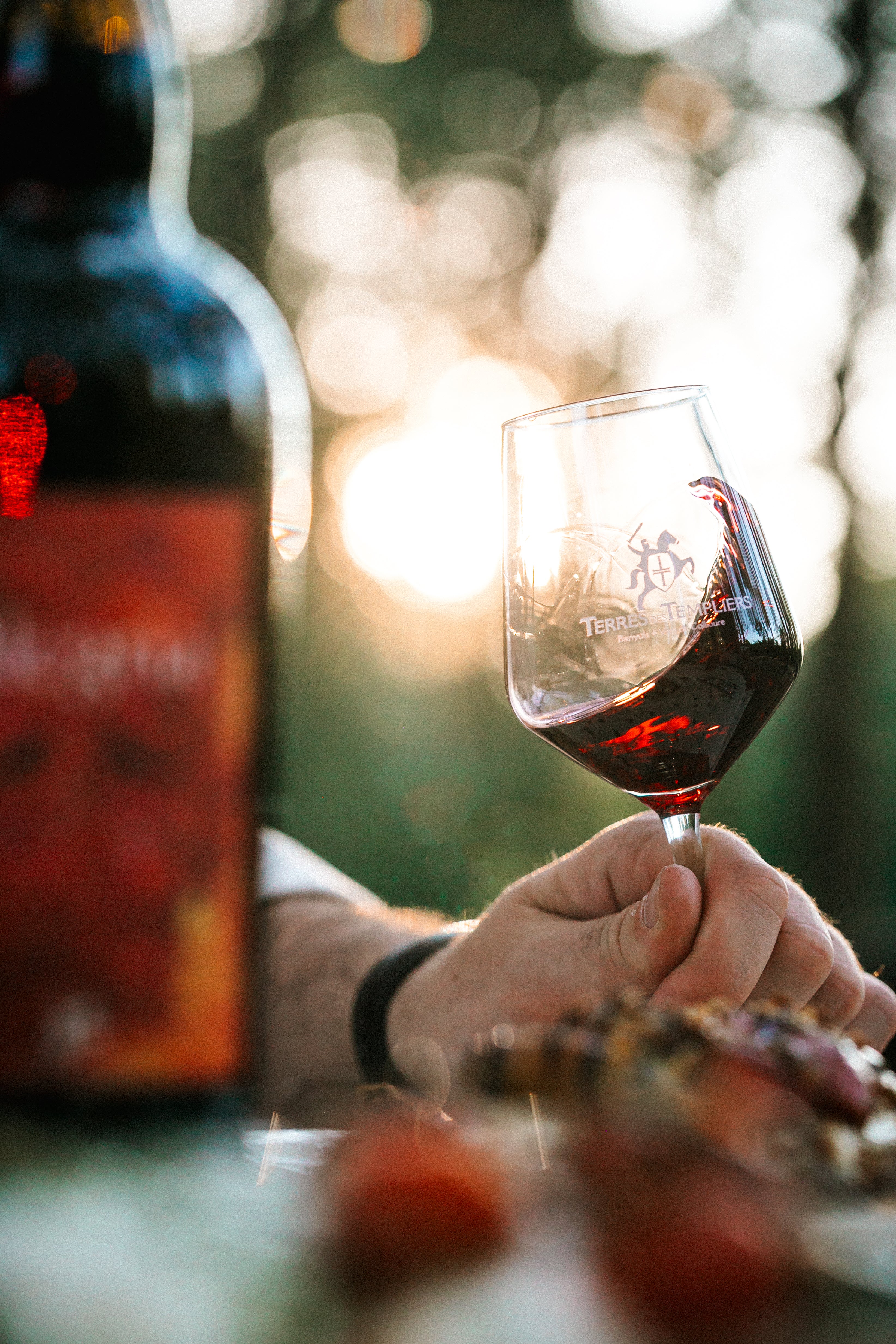 verre de vin rouge, vin de banyuls