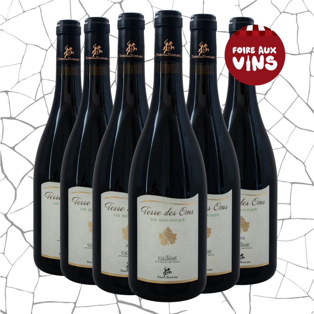 AOP Collioure Rouge Terre des Oms Organic x6