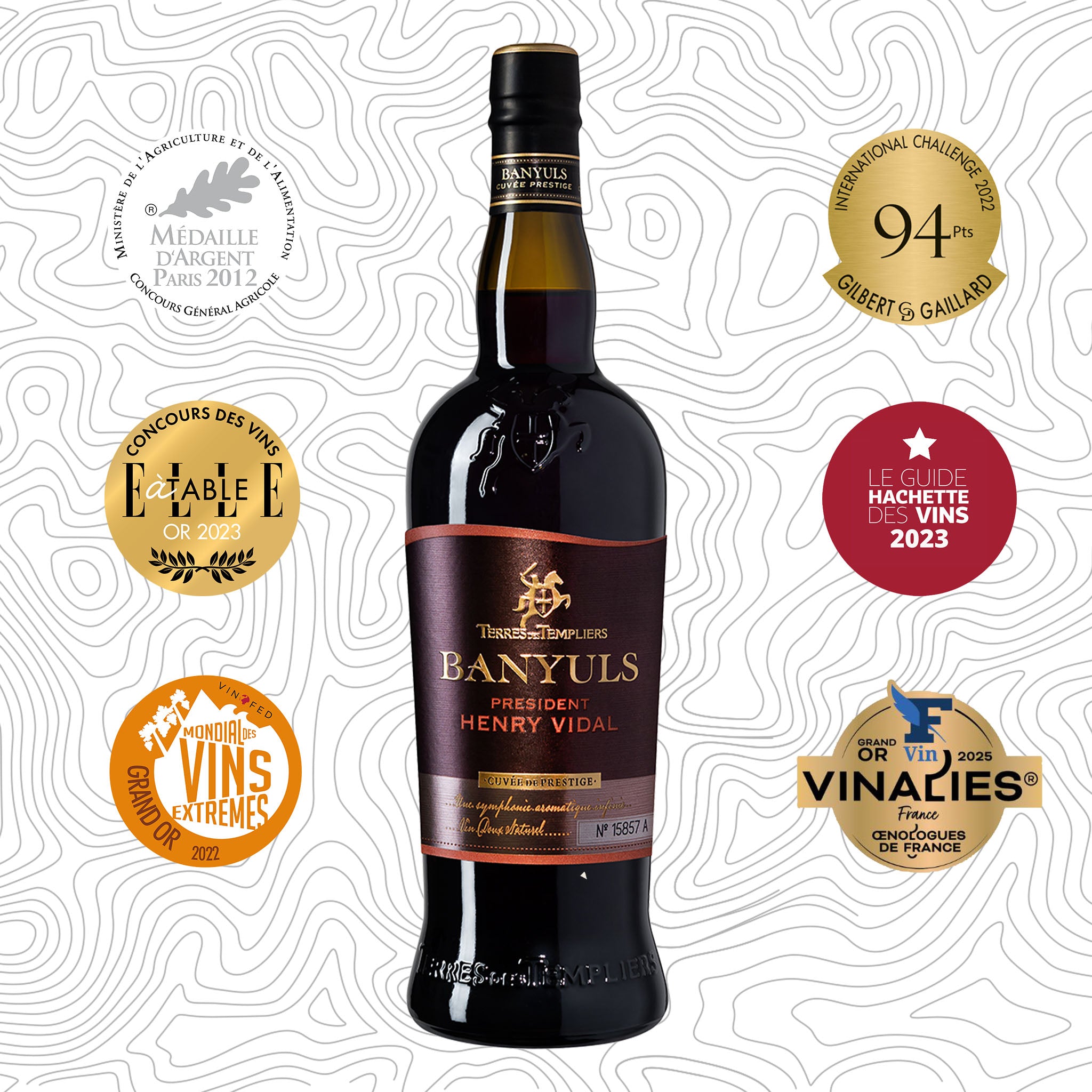 AOP Banyuls Grand Cru Cuvée Président Henry Vidal x6