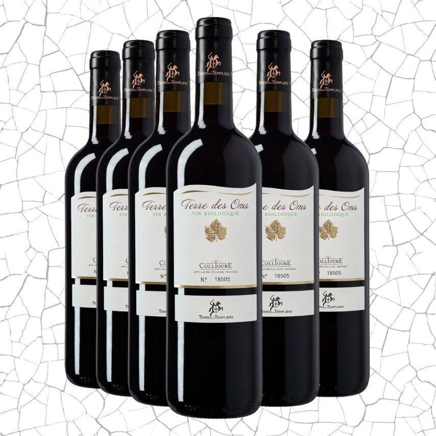 AOP Collioure Rouge Terre des Oms Bio x6