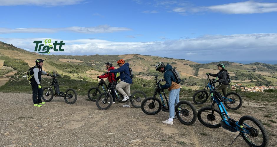 Visite du vignoble en Trottinette Electrique tout terrain avec Ça Trott