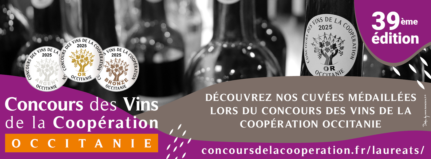 Concours des Vins de la Coopération Occitanie 2025 : Terres des Templiers décroche une médaille !