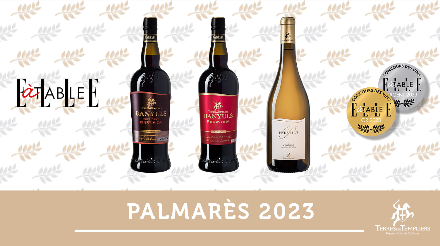 Palmarès Elle à Table 2023