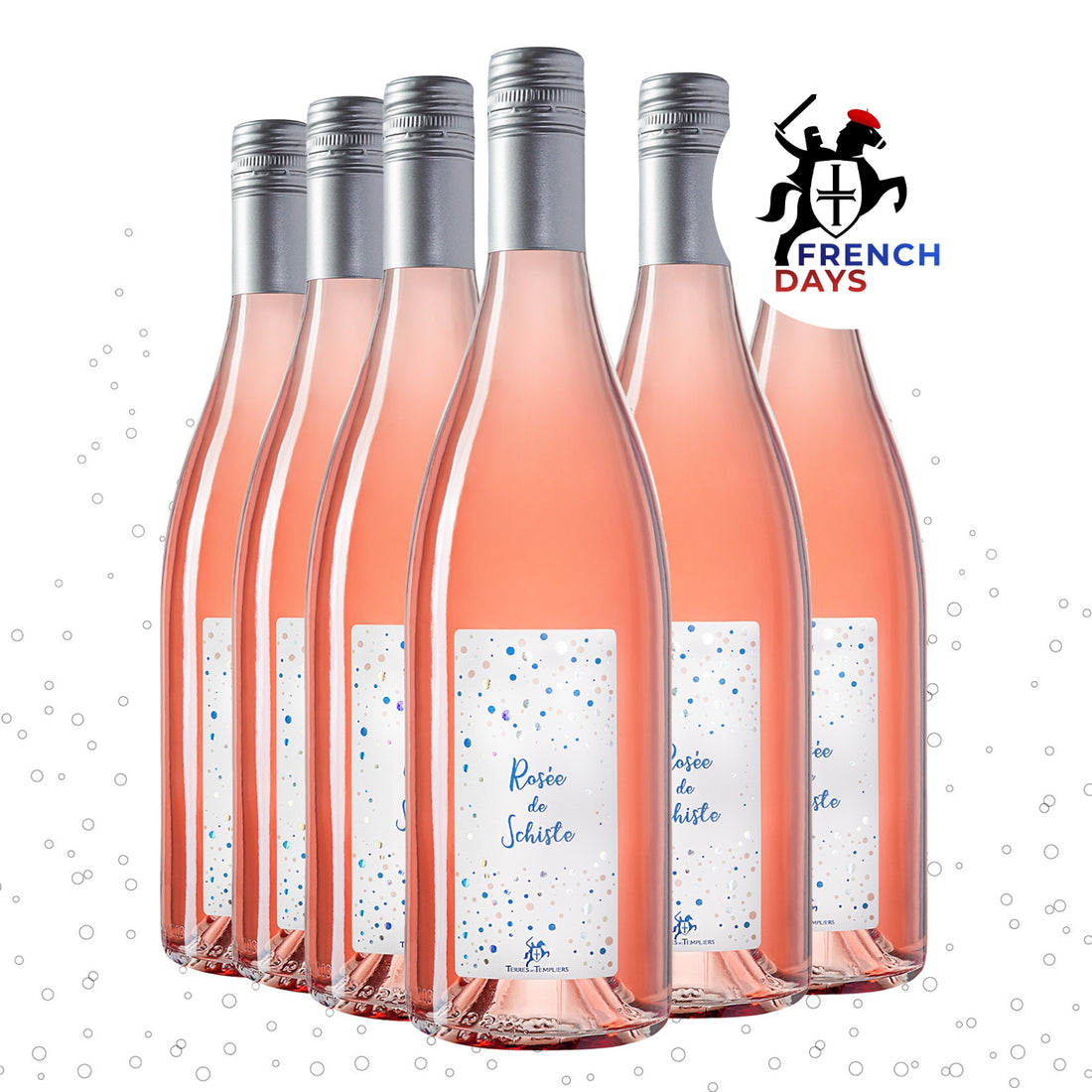 Vin pétillant gazéifié Rosée de Schiste x6