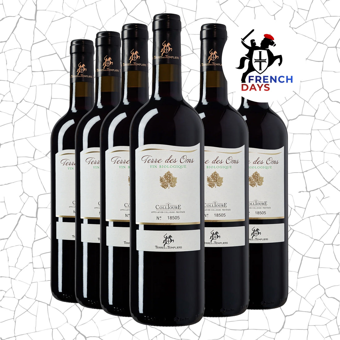 AOP Collioure Rouge Terre des Oms Bio x6 