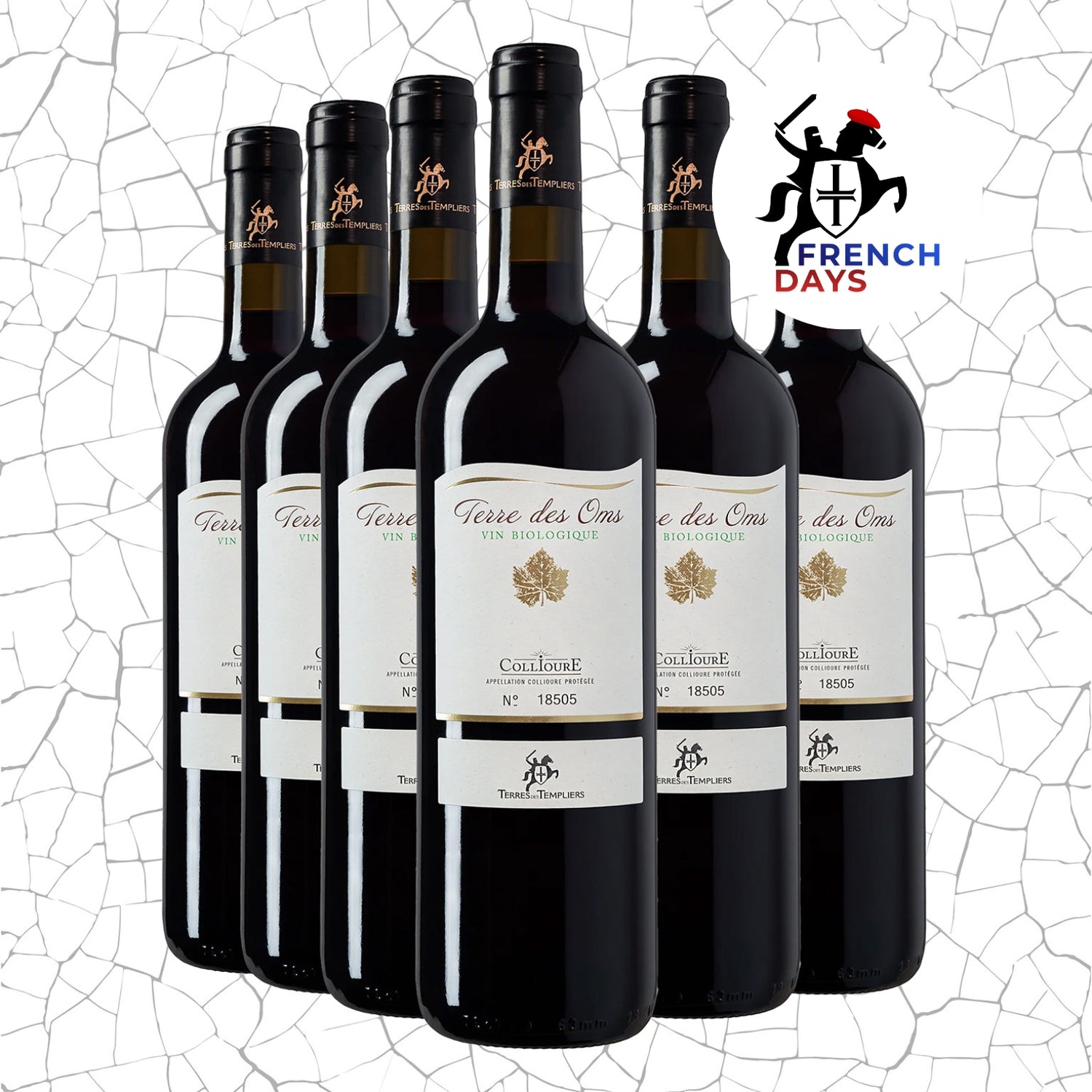 AOP Collioure Rouge Terre des Oms Bio x6