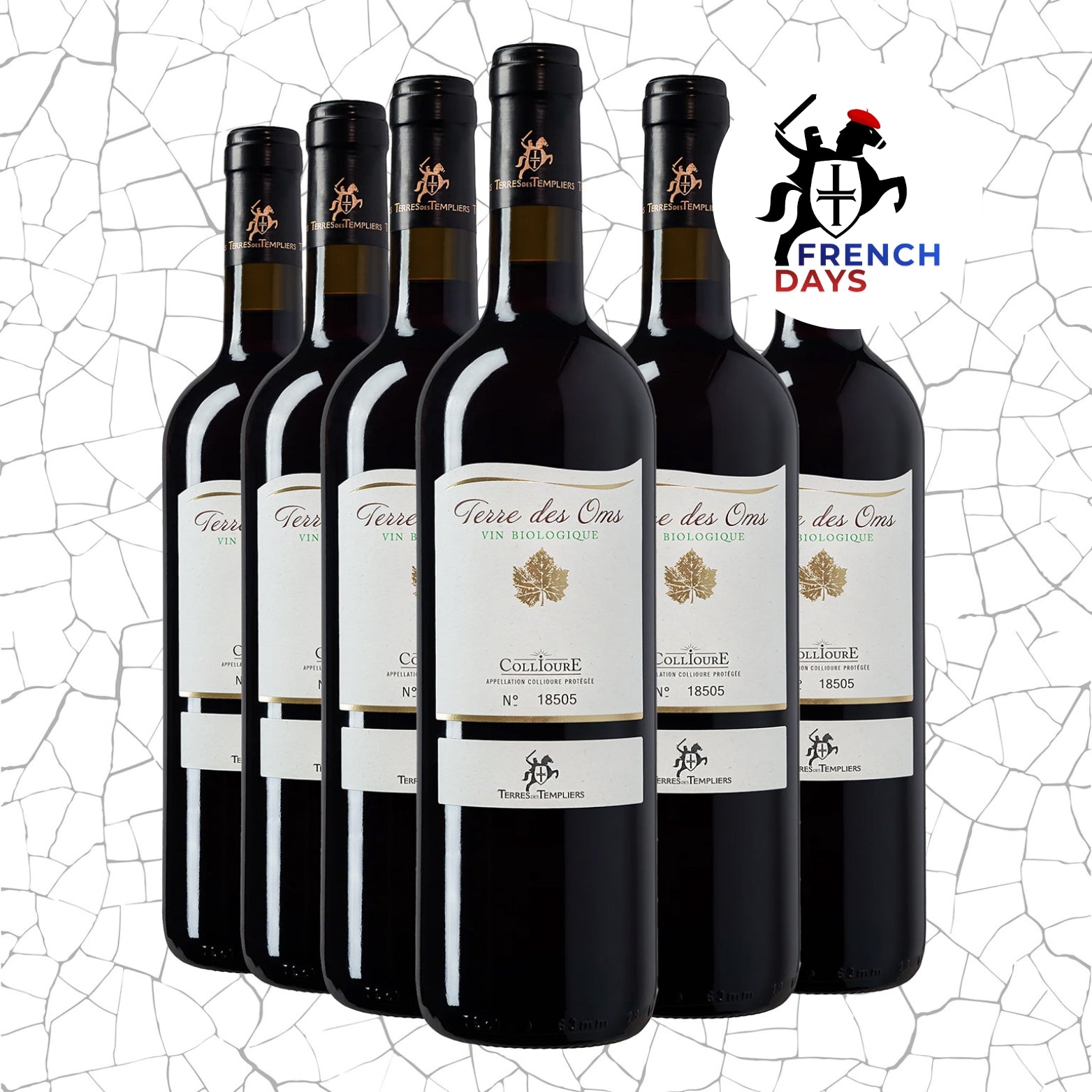 AOP Collioure Rouge Terre des Oms Bio x6