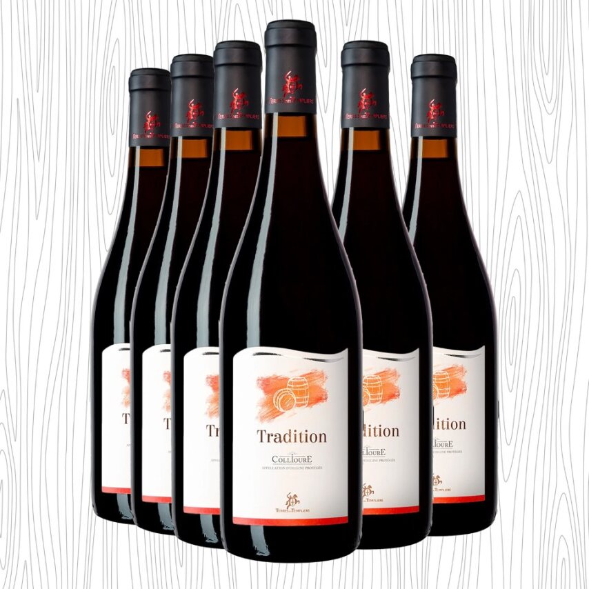 AOP Collioure Rouge Tradition x6 Flaschen 