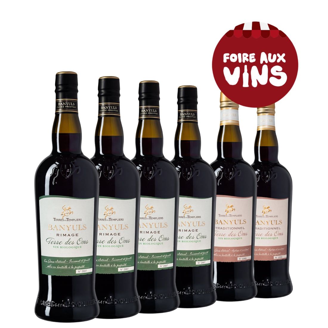 Sélection Archives - AOP Banyuls Rimage et Traditionnel Terres des Oms BIO x6 bouteilles