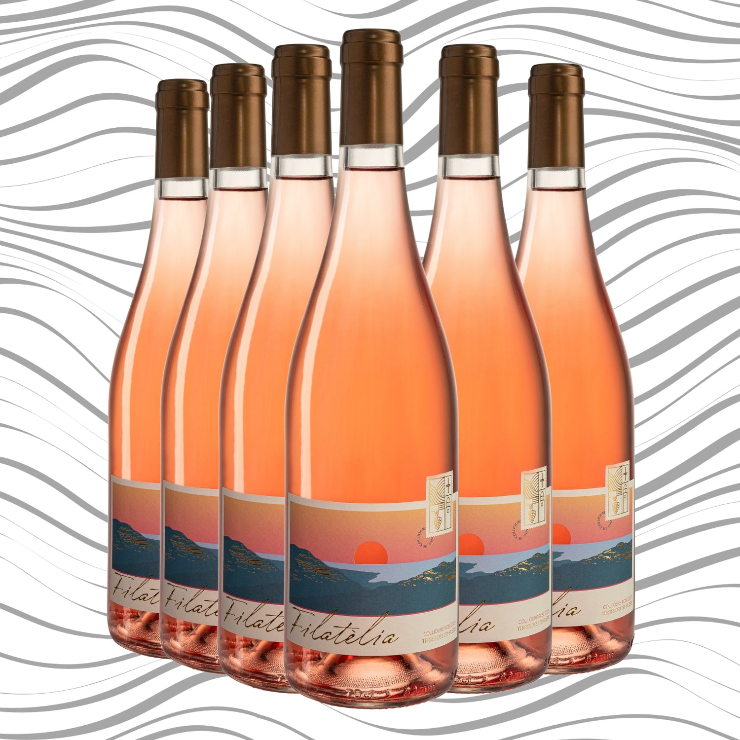 AOP Collioure Rosé Filatèlia 2025 x6