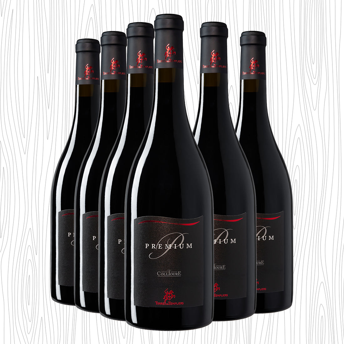 AOP Collioure Red Premium x6