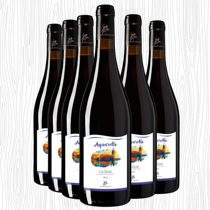 AOP Collioure Rouge Aquarelle x6