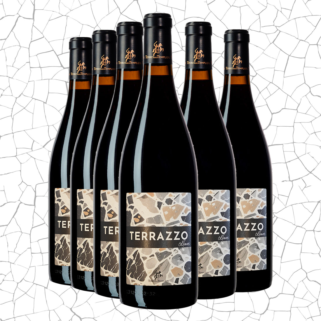 AOP Collioure Rouge Terrazzo x6