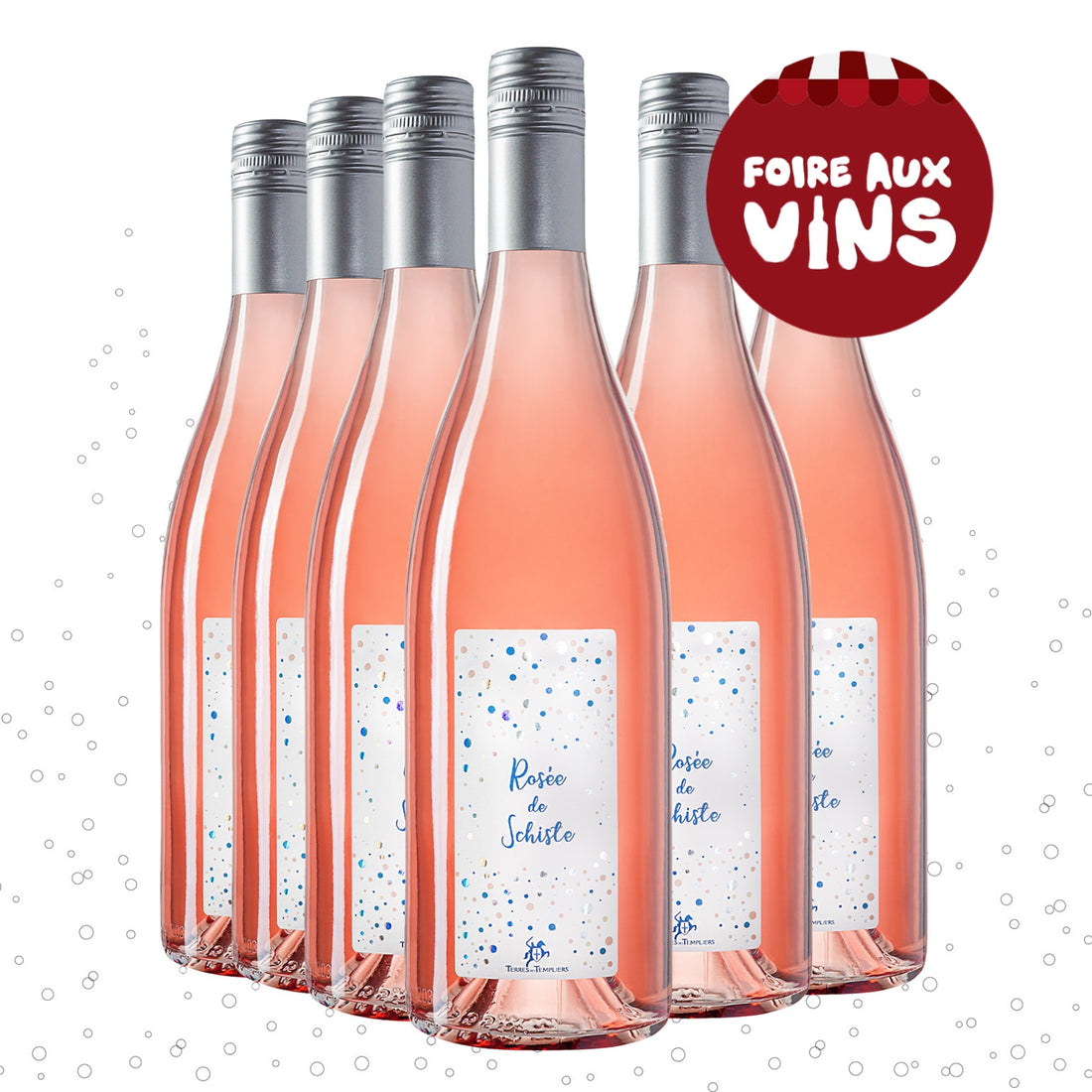 Vin pétillant gazéifié Rosée de Schiste x6