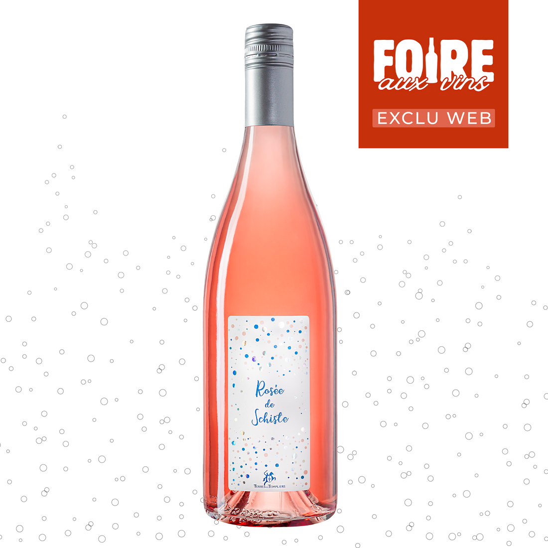 Vin pétillant gazéifié Rosée de Schiste x6