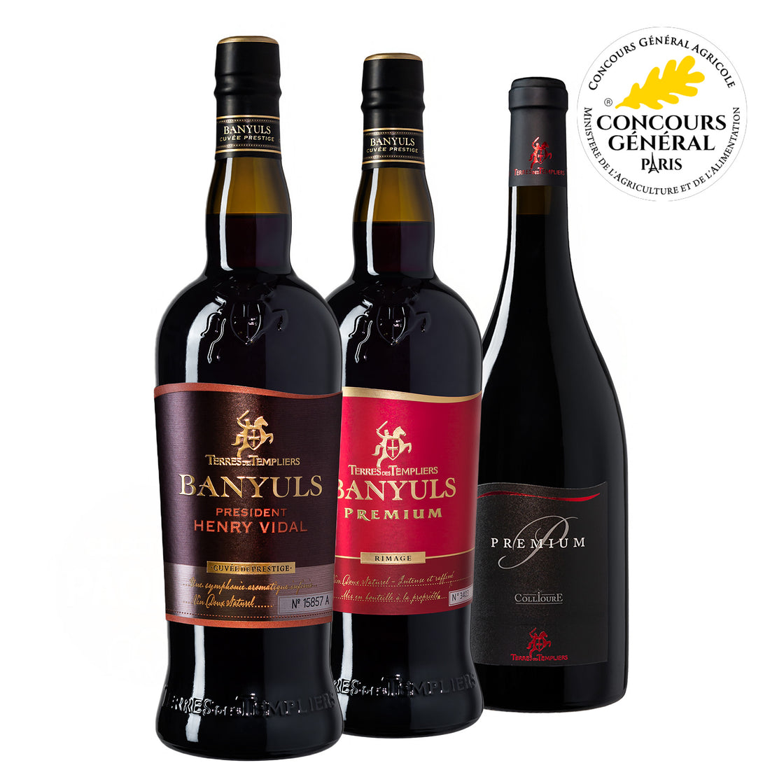 Sélection Concours Général Agricole x3 bouteilles - AOP Banyuls AOP Collioure