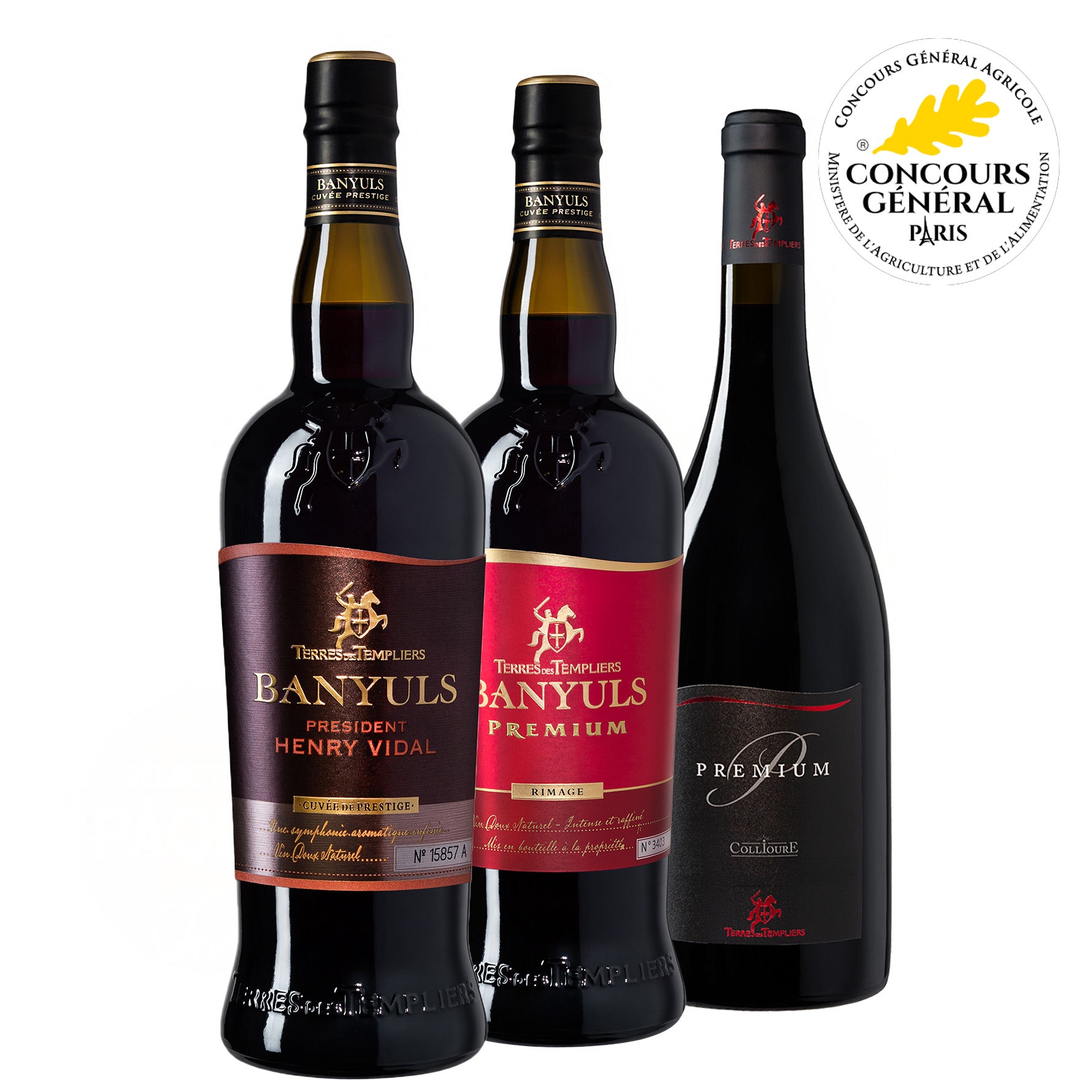 Sélection Concours Général Agricole x3 bouteilles - AOP Banyuls AOP Collioure