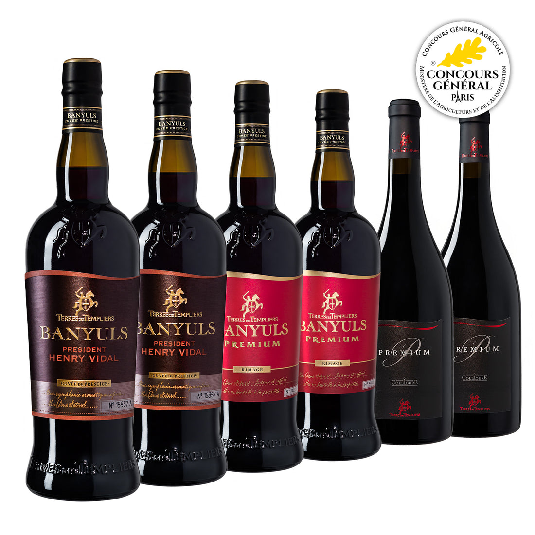 Sélection Concours Général Agricole x6 bouteilles - AOP Banyuls AOP Collioure