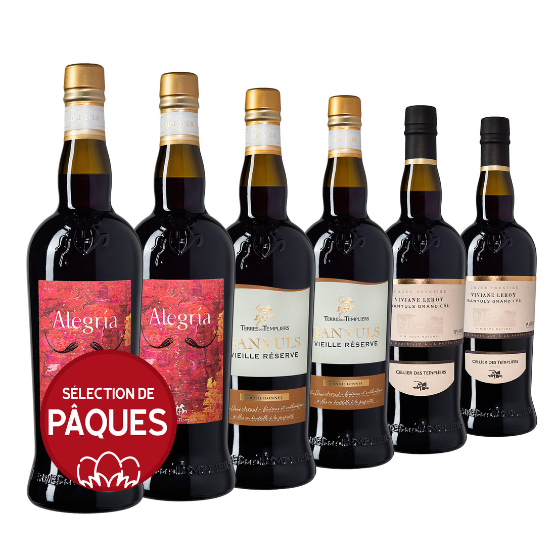 Sélection Pâques x6 bouteilles - AOP Banyuls & AOP Banyuls Grand Cru