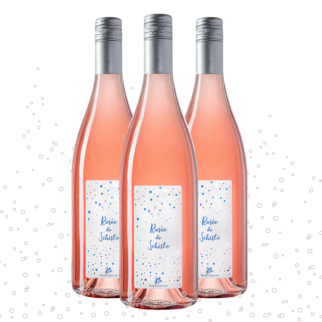 Vin pétillant gazéifié Rosée de Schiste x3