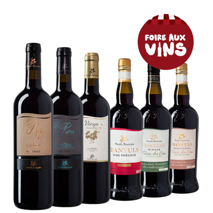 Hachette Guide Favorite Selection x6 bottles - AOP Banyuls &amp;amp; AOP Collioure