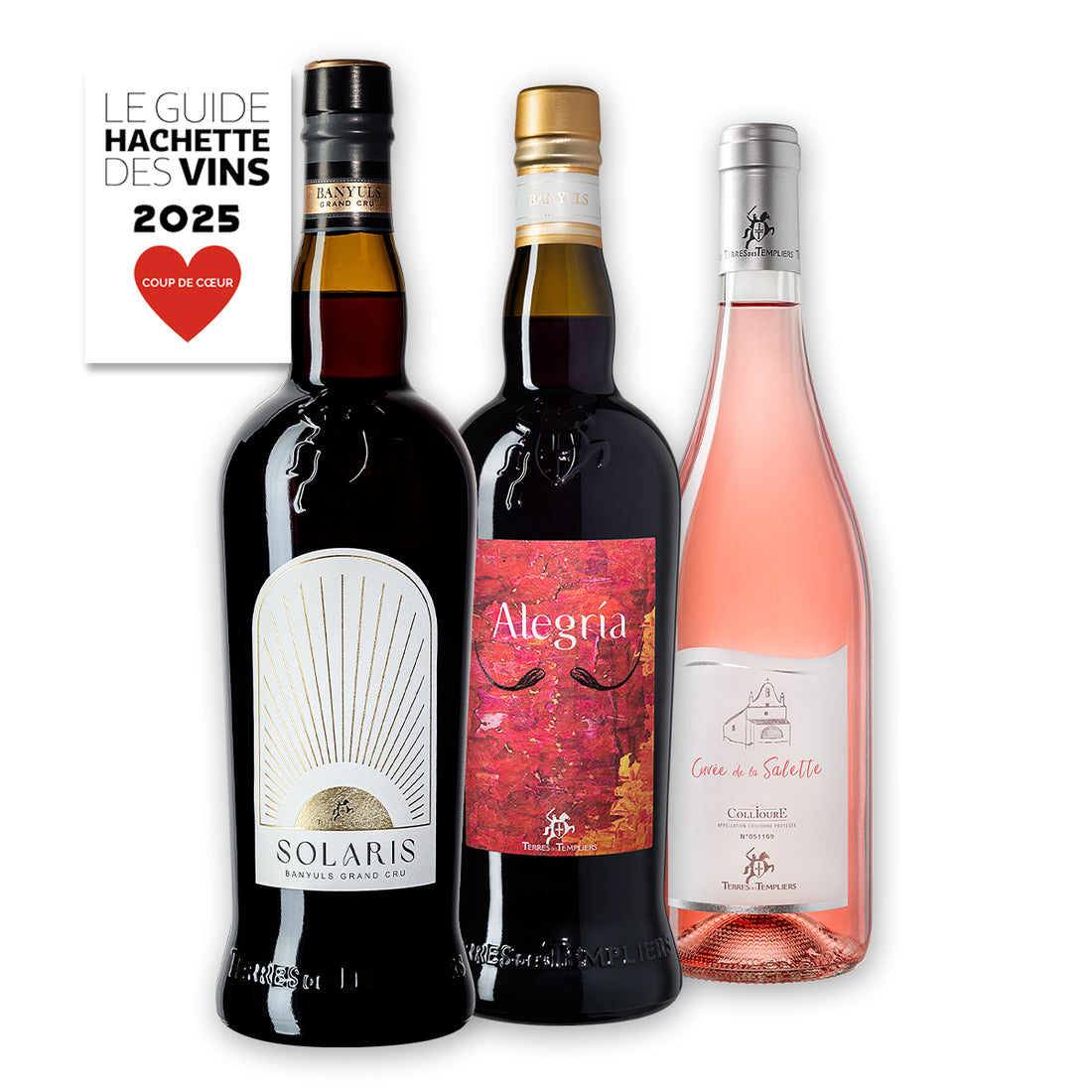 Hachette Guide Favorite Selection x3 bottles - AOP Banyuls & AOP Collioure