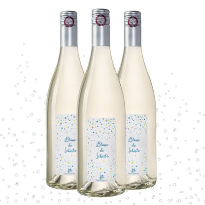 Vin pétillant gazéifié Blanc de Schiste x3