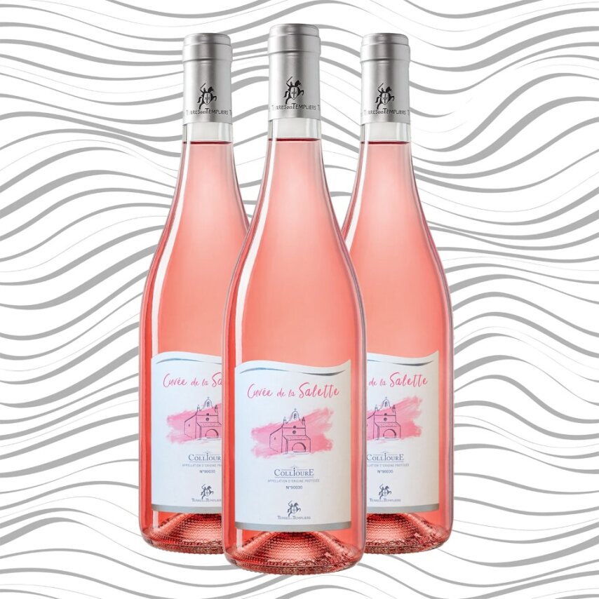 AOP Collioure Rosé Cuvée de la Salette x3
