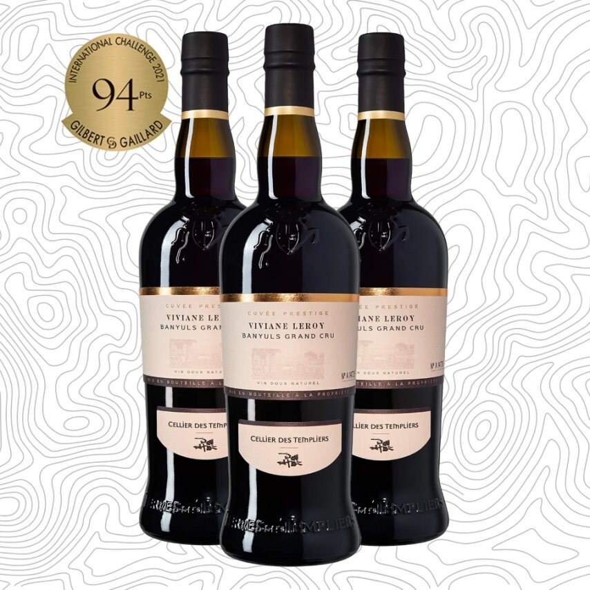 AOP Banyuls Grand Cru Viviane Leroy 2004 x3